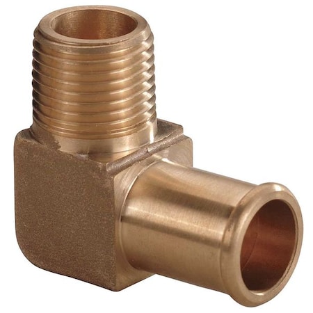 Hose Barb, 1/2 In Barb, 1/2 In MNPT, Brass MPN:6AFL1