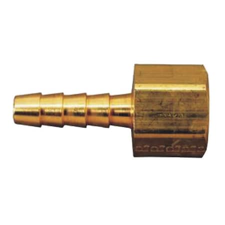 Hose Barb, 3/8 In Barb, 3/8 In FNPT, Brass MPN:6AFN1