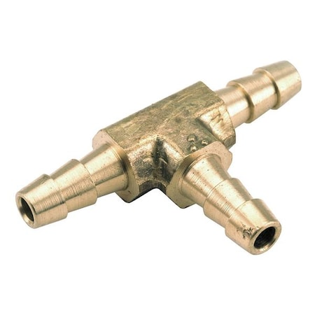 Tee, Low Lead Brass, 1000 psi, Tube Size: 1/4