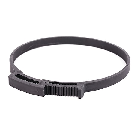 Hose Clamp, Black, 0.374