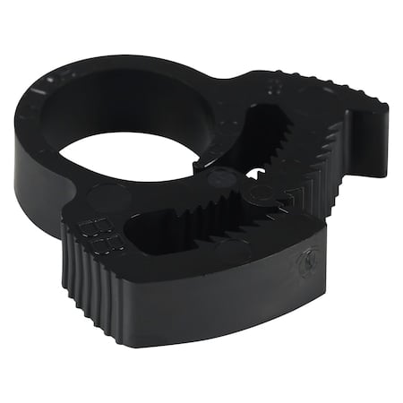 Snap-Plastic Hose Clamp, BLK, 1.61