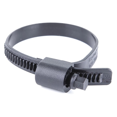 Worm Gear Hose Clamp, Plastic, Hex, PK10 MPN:PWD-13-75-SC-PA12-BK