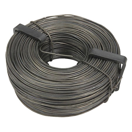 16 Gauge Rebar Tie Wire, 96 ft L, Bare Wire, Steel, 2 Wraps Per Tie MPN:16BARTW1