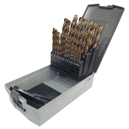 Split Point Drill Bit Set, Cobalt, 29-Piece MPN:10D228