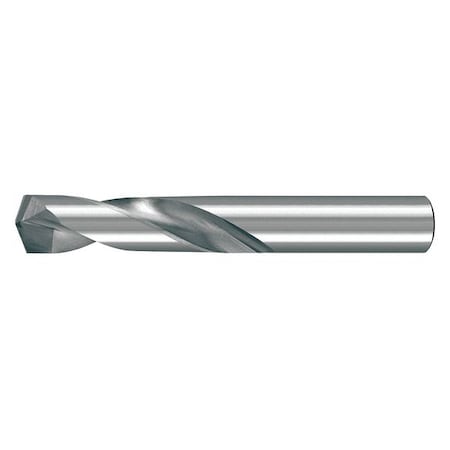 Screw Machine Drill Bit, W Size, 135 Degrees Point Angle, Carbide-Tipped, Uncoated Finish MPN:11503860