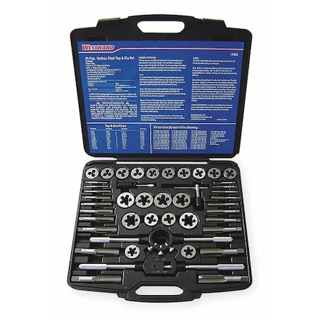 Tap and Die Set, Plug, 45 MPN:1PZ43