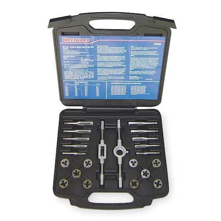 Tap and Die Set, Plug; Taper, 22 MPN:1PZ48