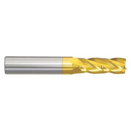 Sq. End Mill, Single End, Carb, 25/64