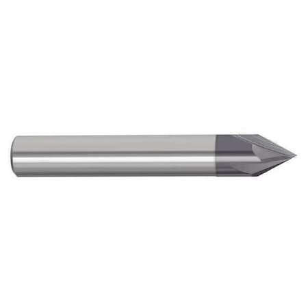 Chamfer End Mill, 1/8 in. Dia, Carbide, 209 MPN:209-064125B