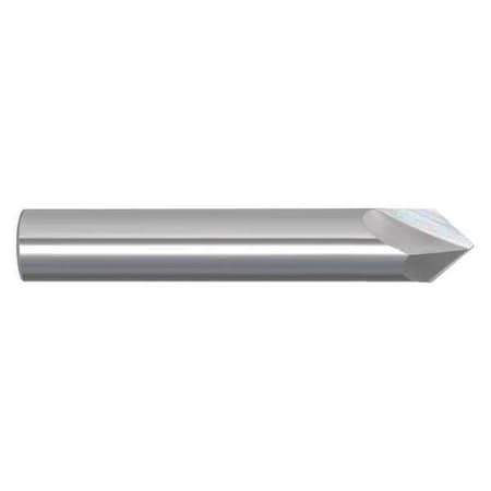 Chamfer End Mill, 1/8 in. Dia, Carbide, 209 MPN:209-082125