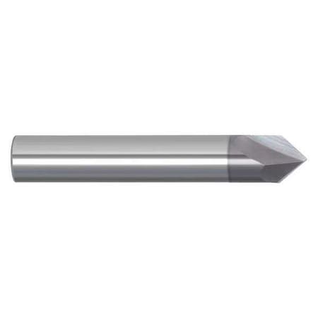 Chamfer End Mill, 3/16 in. Dia, Carbide MPN:209-082187B