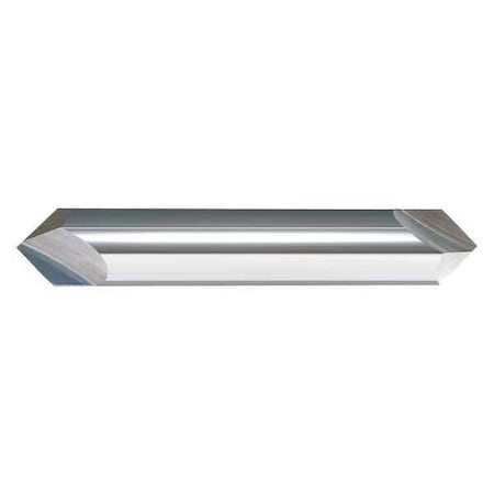 Chamfer End Mill, 1/4 in. Dia, Carbide, 209 MPN:209-262250