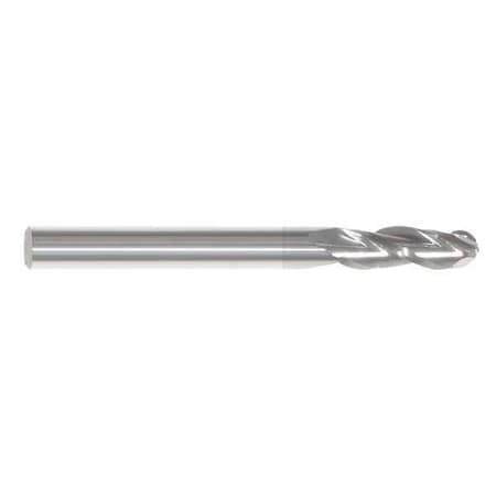 Ball End Mill, 0.4375 in, Carbide MPN:222-001202