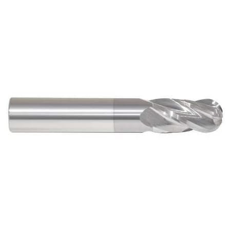 Ball End Mill, 0.140625 in, Carbide MPN:223-001027