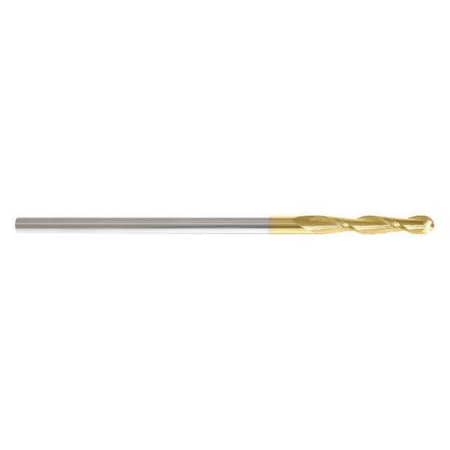 Ball End Mill, Single End, 3/8
