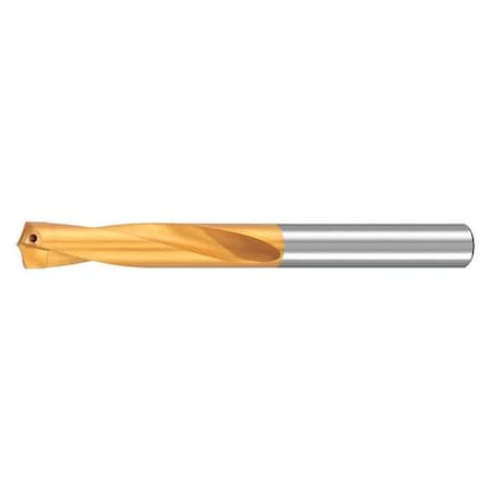 Screw Machine Drill Bit, 11/16 in Size, 135 Degrees Point Angle, Carbide-Tipped, TiN Finish MPN:29606875