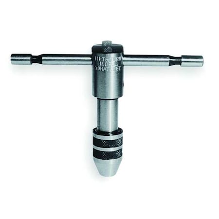 T Handle Tap Wrench, Ratchet, 1/16-5/32 In MPN:2CYT4