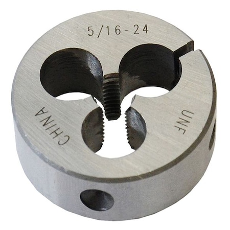 Rd Adjustable Die, CS, 5/16-24, 1-1/2 In OD MPN:2LVZ8