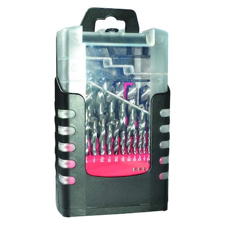 24pc. Bright 118 Degrees Drill Bit Set MPN:450-000024