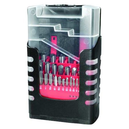 Straight Flute Drill Set, 15pc, Carbide MPN:470-000015