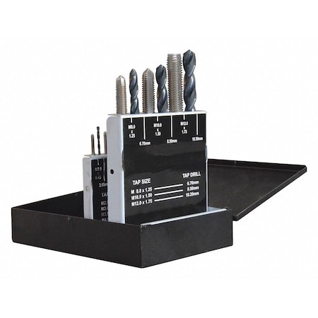 Hand Tap Drill Bit Set, 18-Piece MPN:5PXJ4