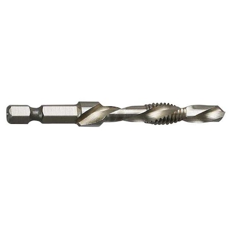 Drill, Tap, Countersink, 3-1/4in, 5/16