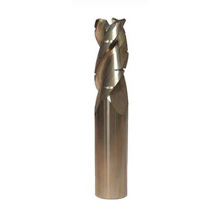 Corner Radius End Mill, Uncoated, 3