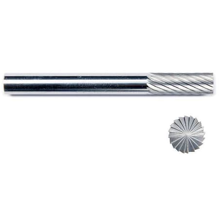 Cylinder Bur SB, Flat End, 1/4