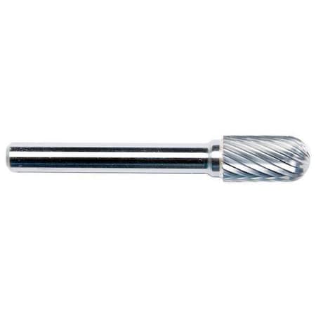 Carbide Bur, Cylindrical Ball Nose, 7/16 MPN:19D681