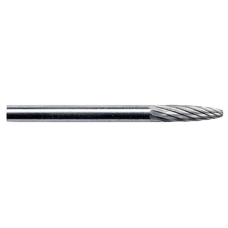 Carbide Bur, Round Nose Tree, 1/4 MPN:19D718