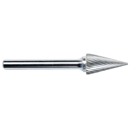 Cone Bur, Radius End, 3/8