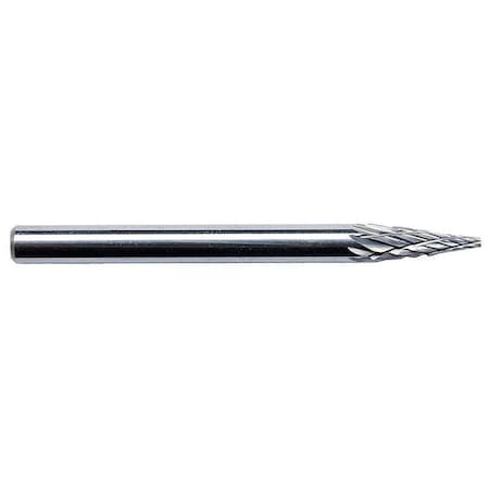 Cone Bur, Pointed End, 1/4