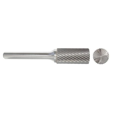 Cylinder Bur SB, Flat End, 3/16