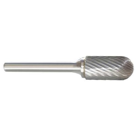 Carbide Bur, Radius End, 1/4 In, 1/4 Shank MPN:310-001071C