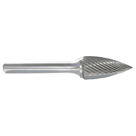 Carbide Bur, Flame, 1/4 In, 1/4 Shank MPN:310-001157C