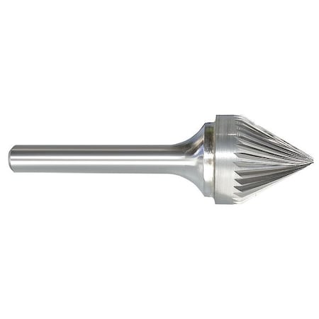 Carbide Bur, Cone, 3/4 In, 1/4 Shank MPN:310-001166