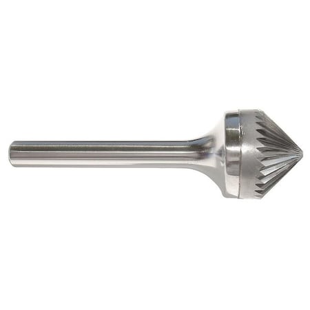 Carbide Bur, Cone, 1/4 In, 1/4 Shank MPN:310-001172