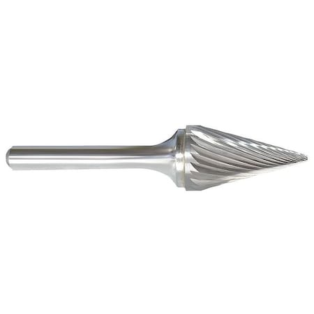 Carbide Bur, Pointed Cone, 1/4, 1/4 Shank MPN:310-001200