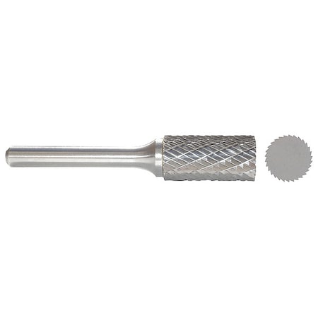 Cylinder Bur SA, Carbide, 1/4