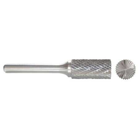 Cylinder Bur SB, Flat End, 1/8