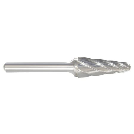 Carbide Bur, Taper Radius, 3/8, 1/4 Shank MPN:310-002515