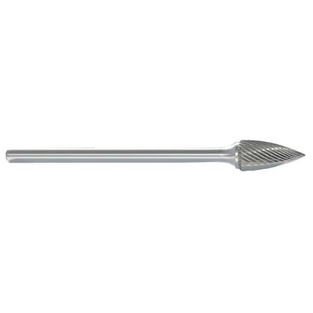 Carbide Bur, Pointed Tree, 3/8, 1/4 Shank MPN:310-002622