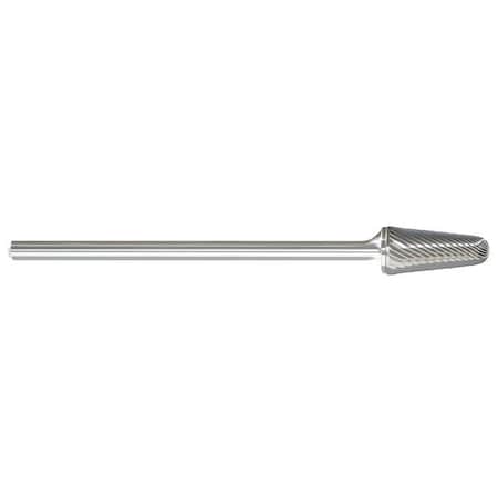 Carbide Bur, Taper Radius, 3/8, 1/4 Shank MPN:310-002626
