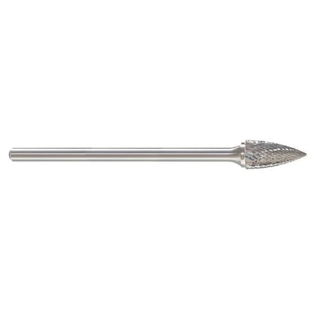 Carbide Bur, Flame, 5/16 In, 1/4 Shank MPN:310-002729