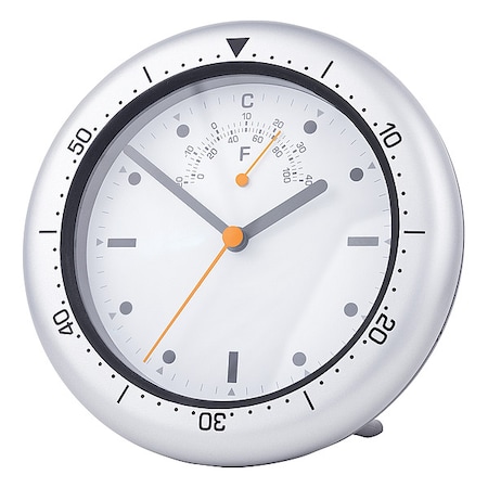 Analog Clock, Plastic, 7