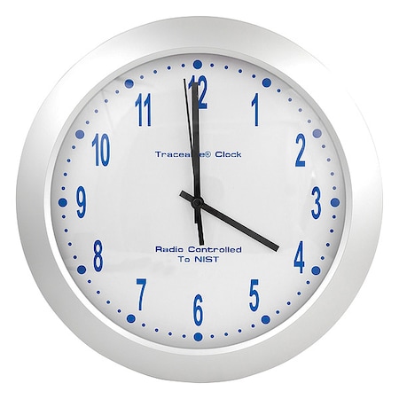 Analog Clock, Plastic, 12