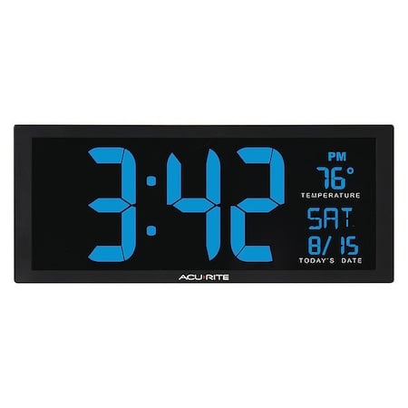 Large Digital Clock W/ Indoor Temperature, 14.5