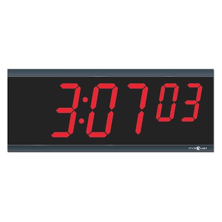 Digital Clock, 15 1/2in W, 6 1/4in H MPN:DIG-6B