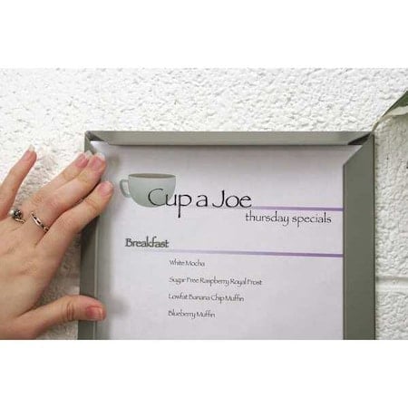 Poster Frame, Silver, 24 x 36 In. MPN:UVSNAP3624B