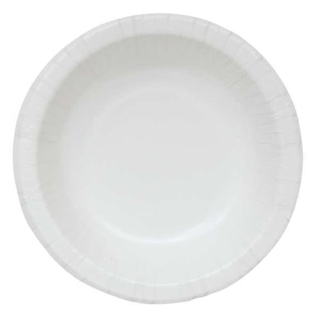 Disposable Paper Plates, Heavy-Weight, Round, 10 in, White, 250 PK MPN:22381